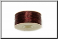 NYMO, SizeD, Beading Thread, Nylon-F�delgarn, burgundy, 1 Spule
