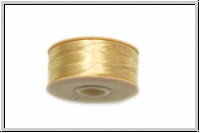 NYMO, SizeD, Beading Thread, Nylon-F�delgarn, cream, 1 Spule