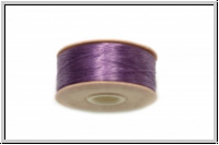 NYMO, SizeD, Beading Thread, Nylon-F�delgarn, purple, lt., 1 Spule