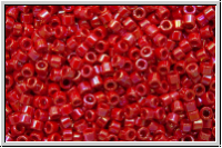 DB0162, MIYUKI Delica, 11/0, red, op., AB, 5g