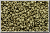 DB1851f, MIYUKI Delica, 11/0, pewter, lt., galv., duracoat, matte, 5g