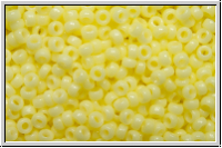RR-15-4451, MIYUKI Rocailles, 15/0, lt. lemon ice, op., dyed duracoat, 5g