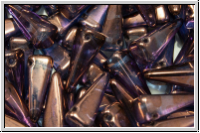 VILLA Beads, PRECIOSA, 6x6x14mm, crystal, trans., vega luster, 20 Stk.