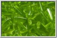 VILLA Beads, PRECIOSA, 6x6x14mm, olivine, palest, trans., 20 Stk.