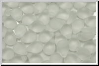 Pip-Beads, 5x7mm, crystal, trans., matte, 50 Stk.