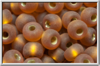 b�hm. Rocailles, 05/0, topaz, trans., silver-ld., matte, 10g