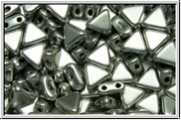 KHEOPS� PAR PUCA�, 6x5mm, silver, met., satin, 50 Stk.