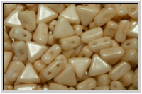 KHEOPS� PAR PUCA�, 6x5mm, white, alabaster, champagne luster, 50 Stk.