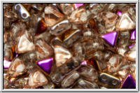 KHEOPS� PAR PUCA�, 6x5mm, crystal, trans., half sliperit, 50 Stk.