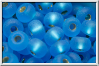 b�hm. Rocailles, 05/0, sapphire, lt., trans., silver-ld., matte, 10g