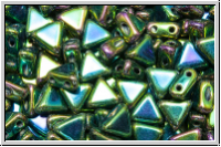 KHEOPS� PAR PUCA�, 6x5mm, green, met., iris., 50 Stk.