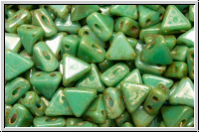 KHEOPS� PAR PUCA�, 6x5mm, blue, lt., op., silver picasso, 50 Stk.