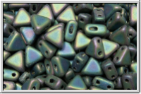 KHEOPS� PAR PUCA�, 6x5mm, green, met., matte, iris., 50 Stk.
