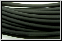 Kautschukband, 2,0mm, anthrazit, Preis/m