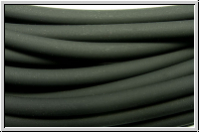 Kautschukband, 3,0mm, anthrazit, Preis/m