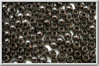Spacer "Kugel, glatt", 3mm, hematitefb., Eisen, 50 Stk.