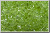 TH-11-0135, TOHO Hexagon, 11/0, lemon lime, trans., 10g