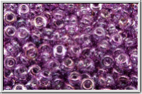 TN-11-0205, TOHO Demi Rounds, 2,2x1mm, amethyst, dk., trans., gold luster, 5g