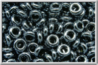 TN-08-0081, TOHO Demi Rounds, 3,1x1,2mm, hematite, met., 5g