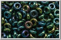 TN-08-0084, TOHO Demi Rounds, 3,1x1,2mm, green/brown, met., iris., 5g