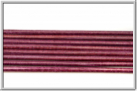 Lederband, 1,3mm, rund, amethyst, Ziege, L�nge 1 m