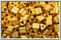 TG-11-0712f, TOHO Triangles, 11/0, 24kt gold, galv., met., matte, 1g (Kleinere Menge!)