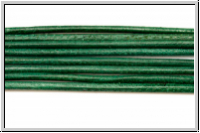 Lederband, 1,3mm, rund, dark green, Ziege, L�nge 1 m