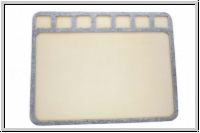 F�delmatte mit F�chern, ca. 35x27,5cm, 1 Stk.