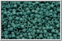 DB0792, MIYUKI Delica, 11/0, seafoam (dyed), op., semi matte, 5g