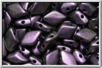 GemDUO, 5x8mm, violet, antique, met., 25 Stk.