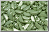 TINOS� PAR PUCA�, 10x4mm, white, op., lt. green marbled, 25 Stk.