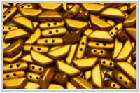 TINOS� PAR PUCA�, 10x4mm, brass gold, met., satin, 25 Stk.