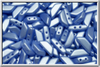 TINOS� PAR PUCA�, 10x4mm, white, alabaster, lt. sapphire pastel, 25 Stk.