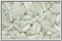 TINOS� PAR PUCA�, 10x4mm, white, op., 25 Stk.