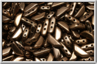 TINOS� PAR PUCA�, 10x4mm, bronze, dk., met., 25 Stk.