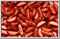 TINOS� PAR PUCA�, 10x4mm, lava red, met., satin, 25 Stk.