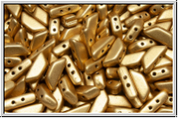 TINOS� PAR PUCA�, 10x4mm, gold, met., satin, 25 Stk.