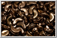 ARCOS� PAR PUCA�, 10x5mm, bronze, dk., met., 25 Stk.