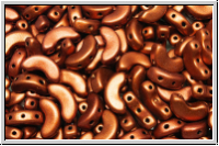 ARCOS� PAR PUCA�, 10x5mm, copper, dk., met., satin, 25 Stk.