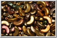 ARCOS� PAR PUCA�, 10x5mm, bronze, met., AB, satin, 25 Stk.