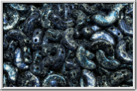ARCOS� PAR PUCA�, 10x5mm, black, op., blue, tweedy, 25 Stk.