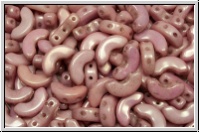 ARCOS� PAR PUCA�, 10x5mm, white, op., rose marbled, 25 Stk.