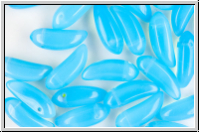 Big Bananas, 6x17mm, aqua, opal, 10 Stk.