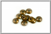 Spacer "Disc", 2x6mm, antikmessingfb., Tibetsilber, 10 Stk.