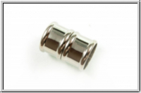 Magnetverschluss "Bamboo", 20x13mm, antiksilberfb., Messing, 1 Stk.