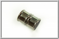 Magnetverschluss "Bamboo", 20x13mm, hematitefb., Messing, 1 Stk.