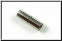 Magnetverschluss "Zylinder", 20x7mm, antiksilberfb., Edelstahl, 1 Stk.