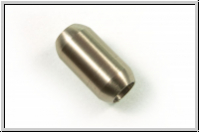 Magnetverschluss "Kapsel", 19x10mm, antiksilberfb., matt, Edelstahl, 1 Stk.