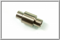 Magnetverschluss "Zylinder in Zylinder", 19x9mm, antiksilberfb., matt, Edelstahl, 1 Stk.