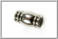 Magnetverschluss "Vase", 18x10mm, antiksilberfb., Edelstahl, 1 Stk.
